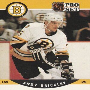 Andy Brickley - 1990 Pro Set Hockey Card